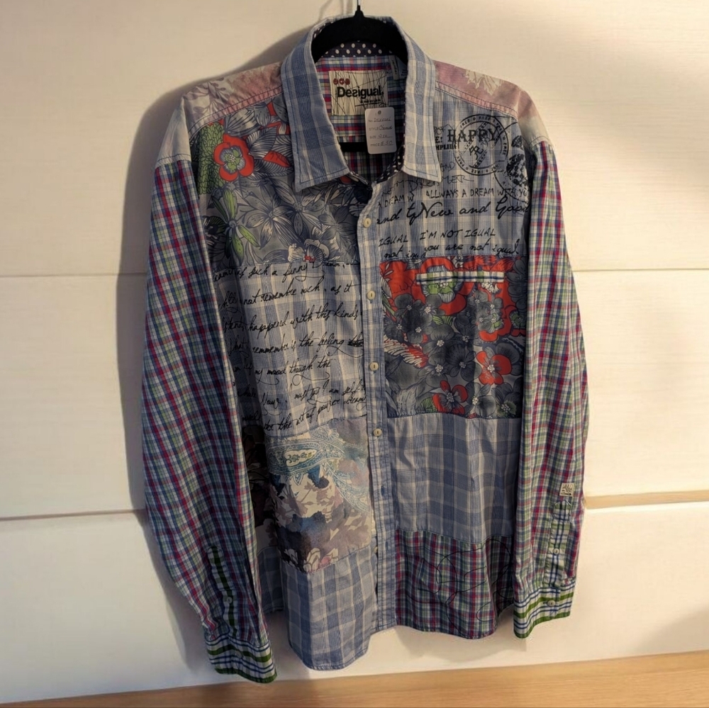 Desigual Mens Blouse XXL - Picture 2 of 8